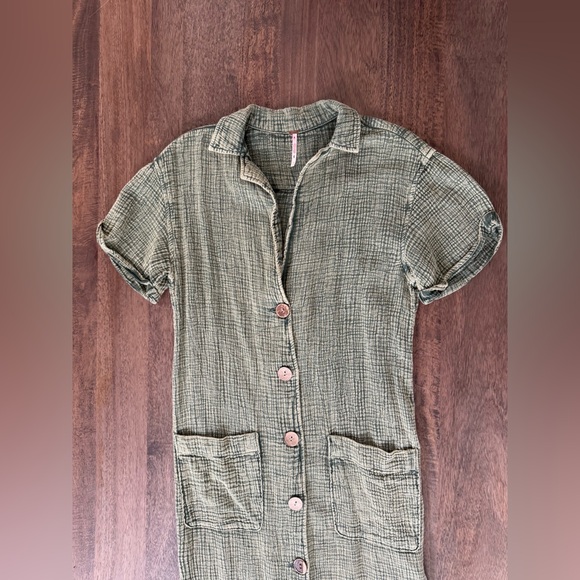 Free People Almeda Maxi Short Sleeve Duster - Picture 5 of 10